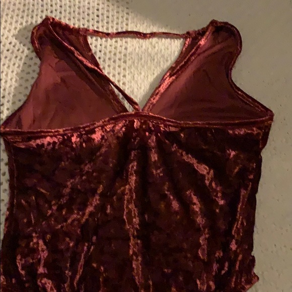 New pink velvet bodysuit - Picture 7 of 7